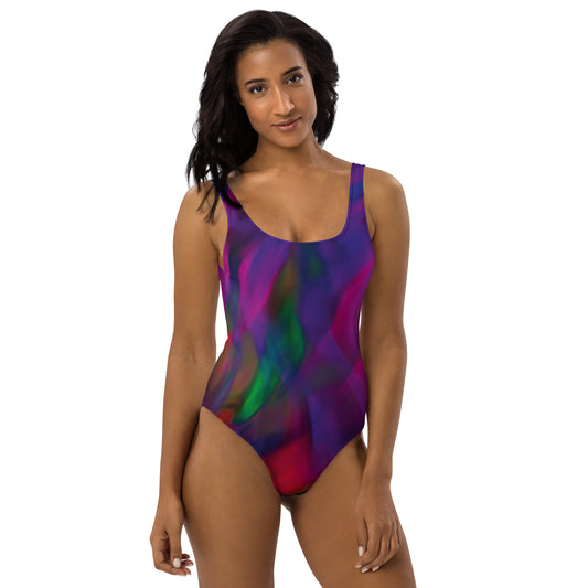 Multi-color One-Piece Swimsuit