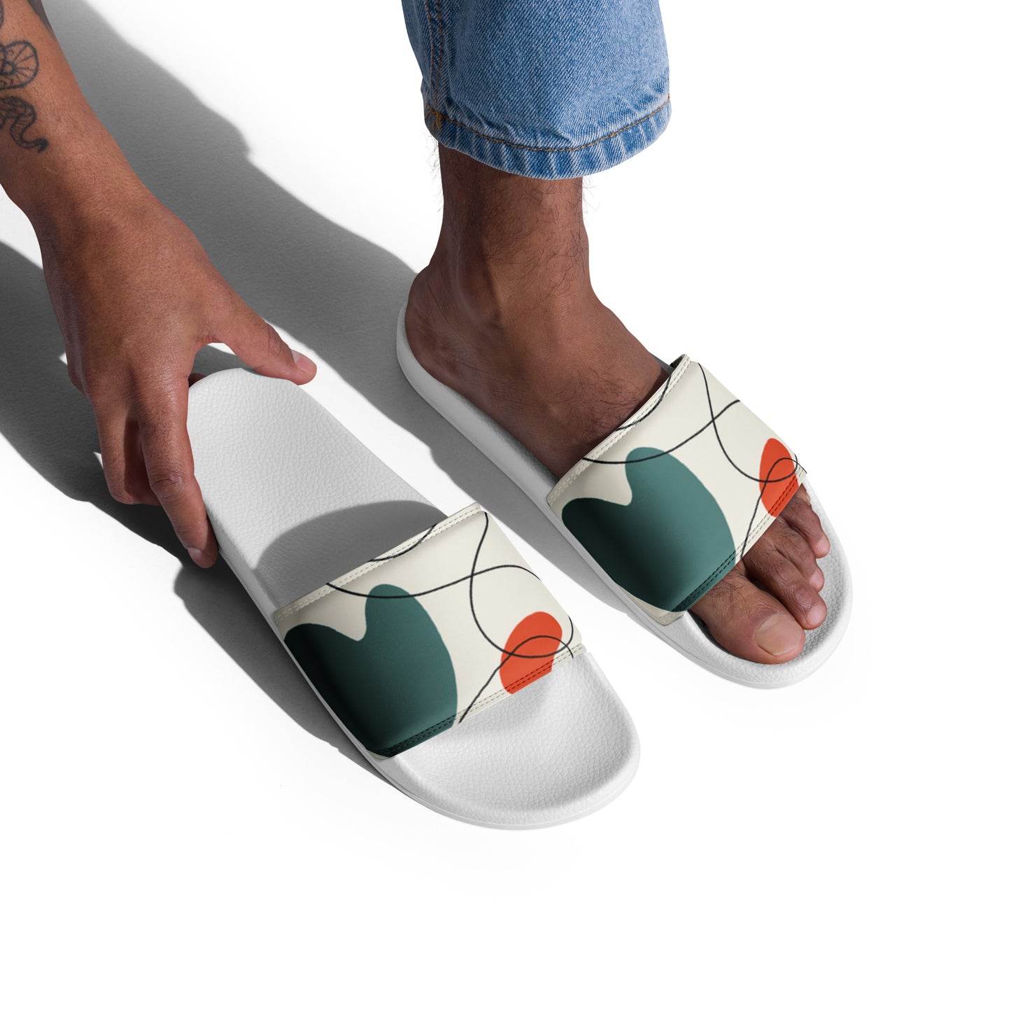 modern pattern - Men’s slides