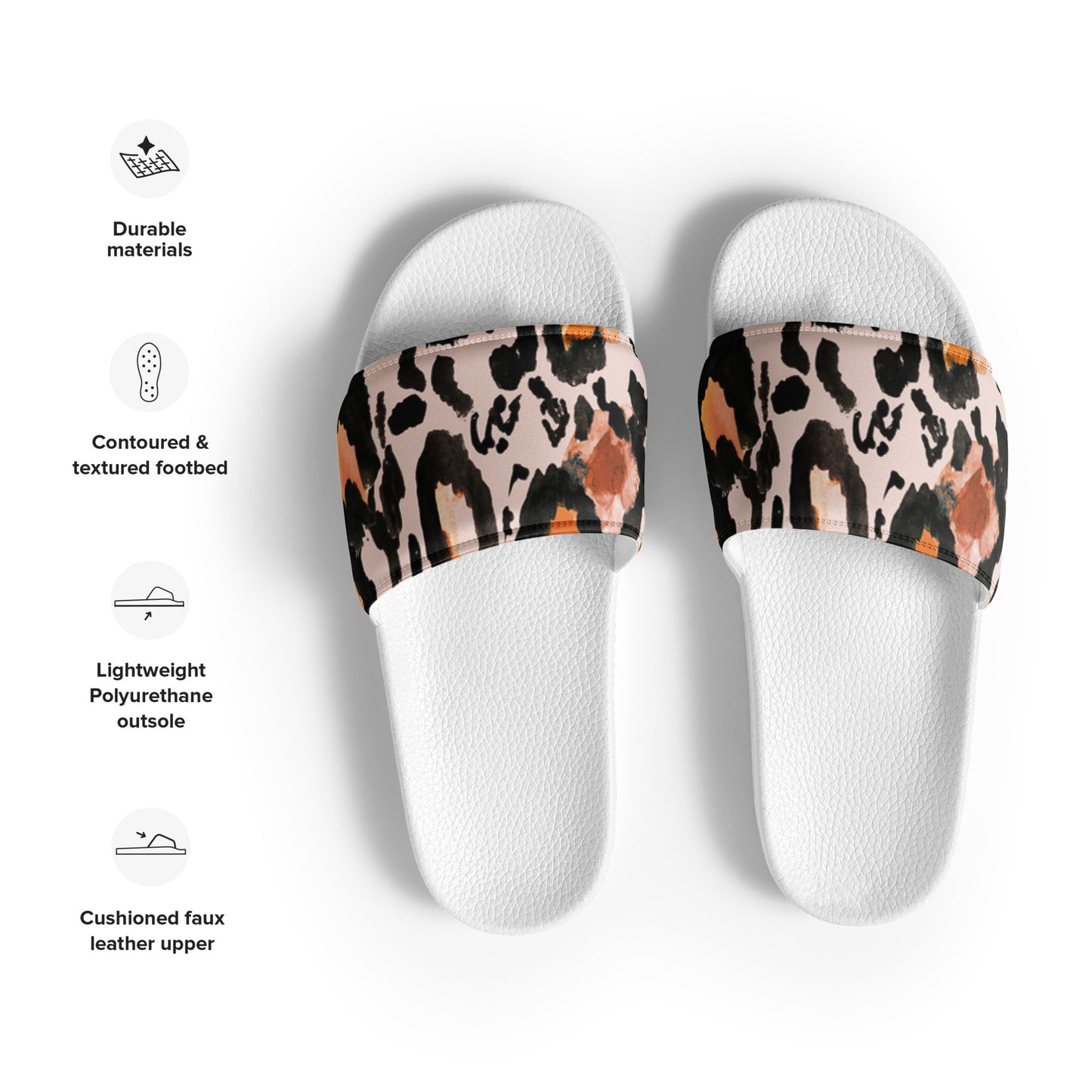 Women's slides - animal print