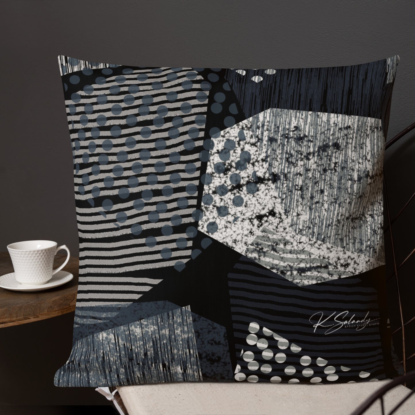 Premium Pillow - Minimalist Black & White