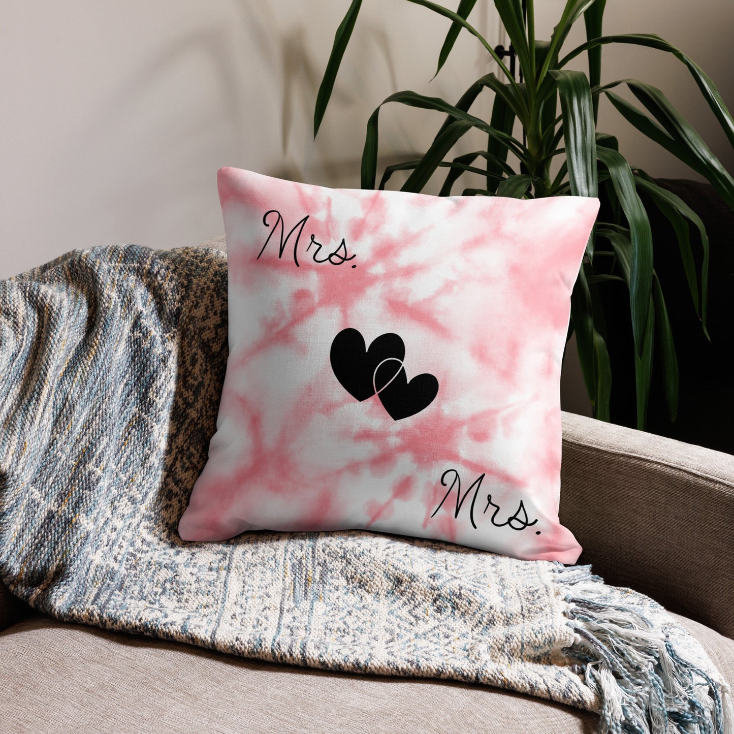 Mrs & Mrs Premium Pillow