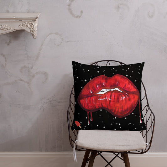 Premium Pillow Red bit Lip