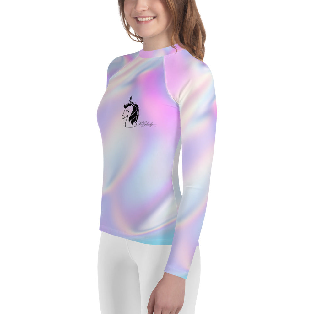 Pink Unicorn - Youth Rash Guard