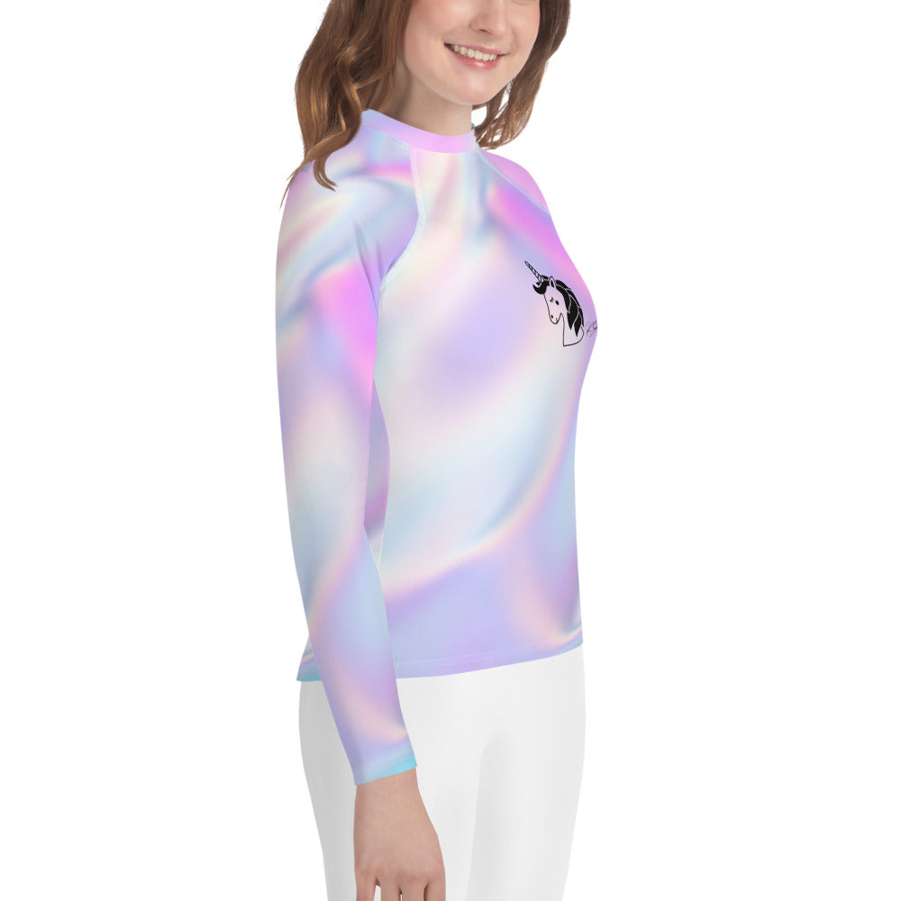 Pink Unicorn - Youth Rash Guard