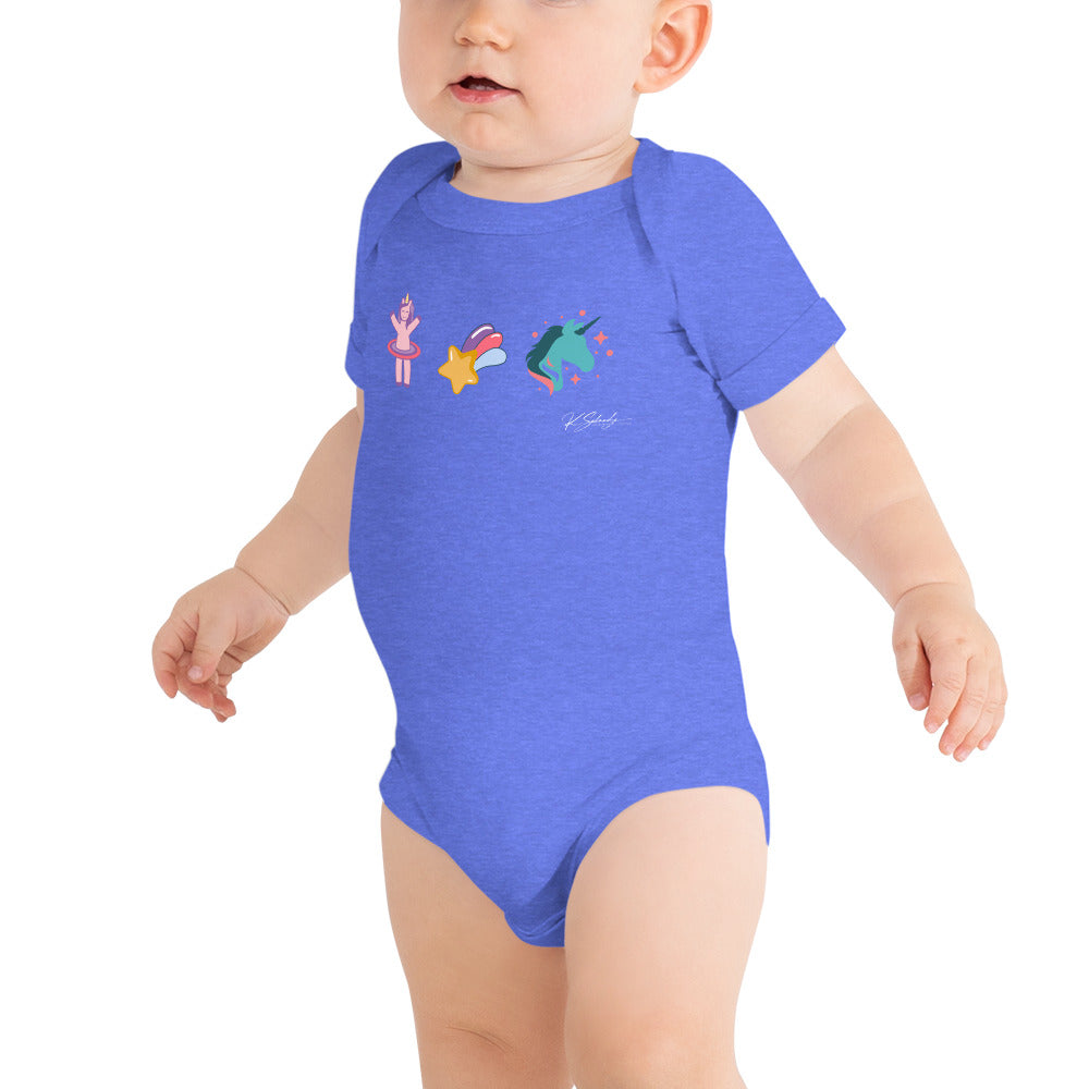 Baby Unicorn short sleeve one piece