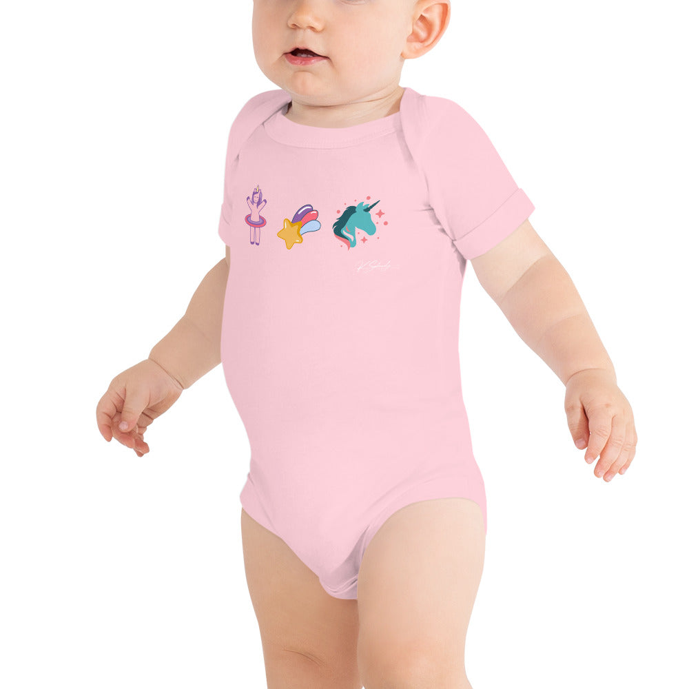 Baby Unicorn short sleeve one piece