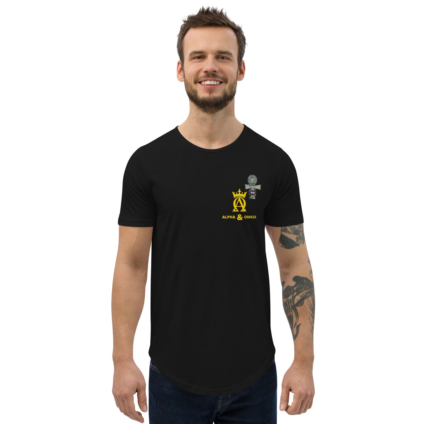 Ankh - Men's Curved Hem T-Shirt