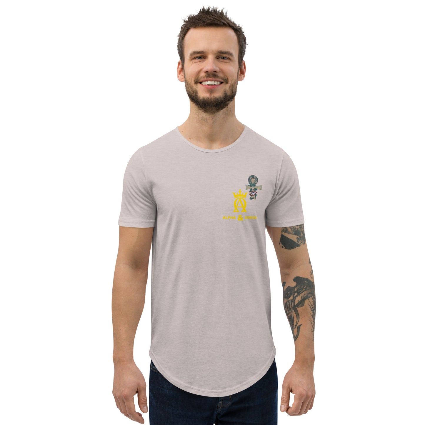 Ankh - Men's Curved Hem T-Shirt