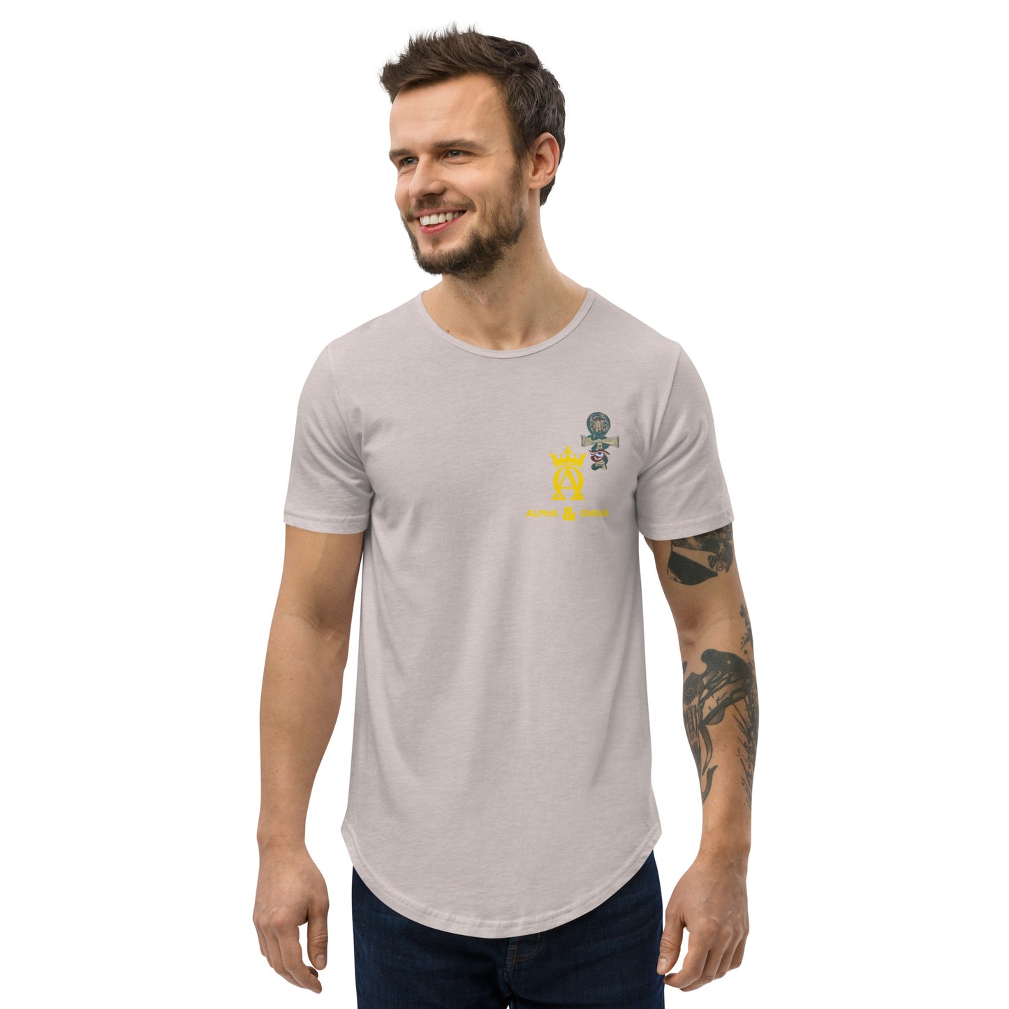 Ankh - Men's Curved Hem T-Shirt