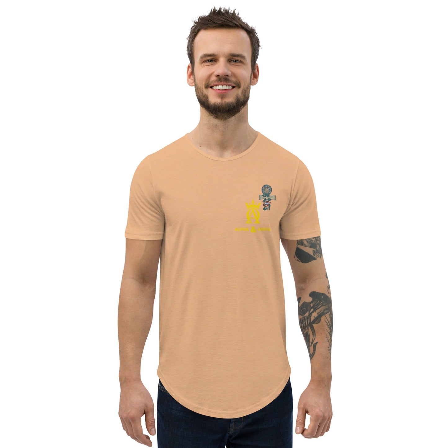 Ankh - Men's Curved Hem T-Shirt