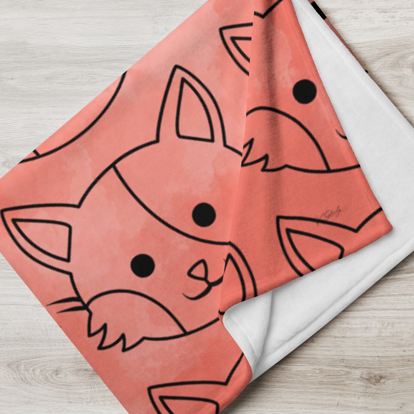 "Cat" Throw Blanket