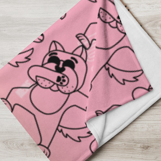 "Dog Dap" Throw Blanket