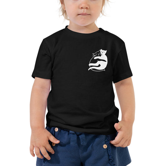 Black & White Katz! Toddler Short Sleeve Tee