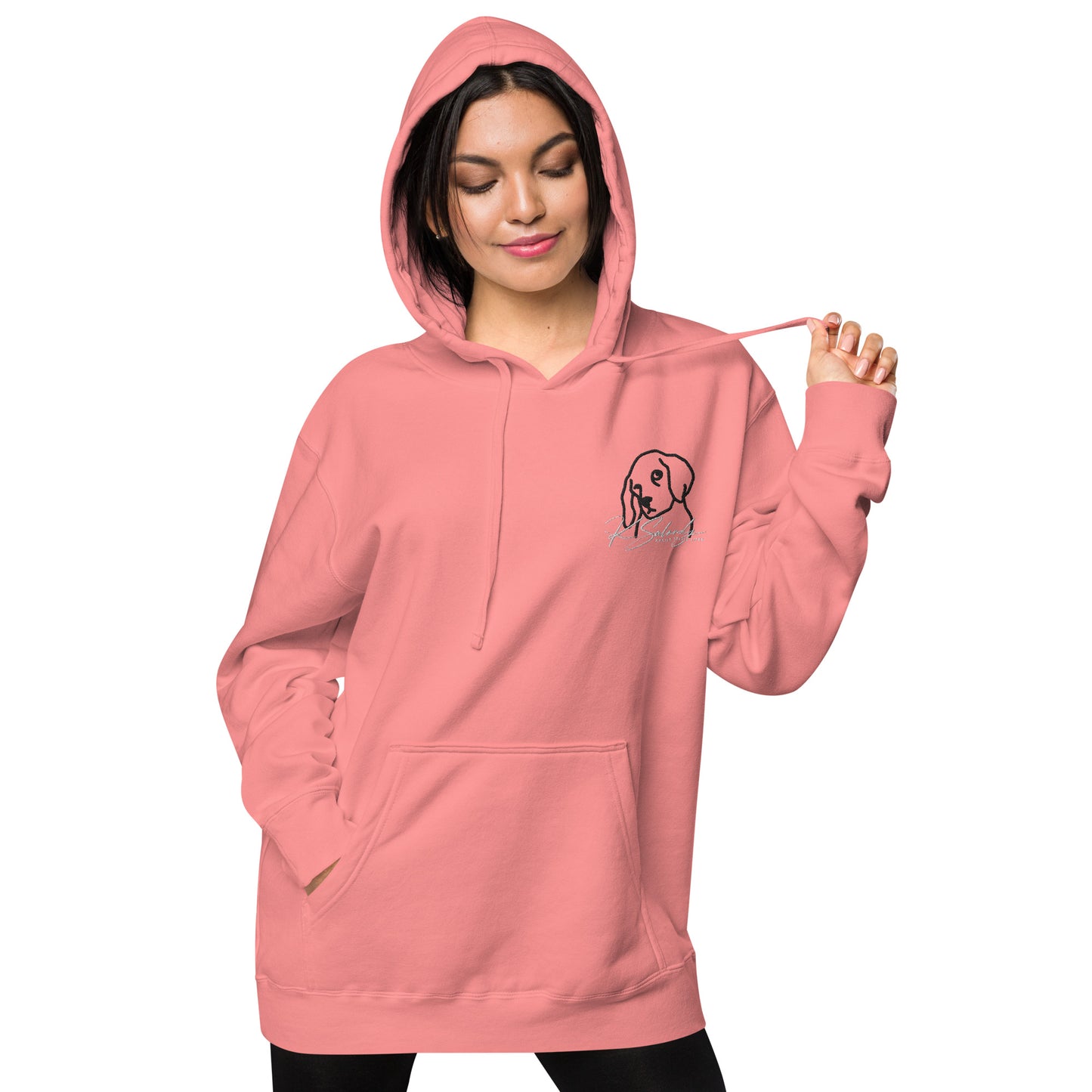 Puppy-eyes Unisex pigment-dyed hoodie